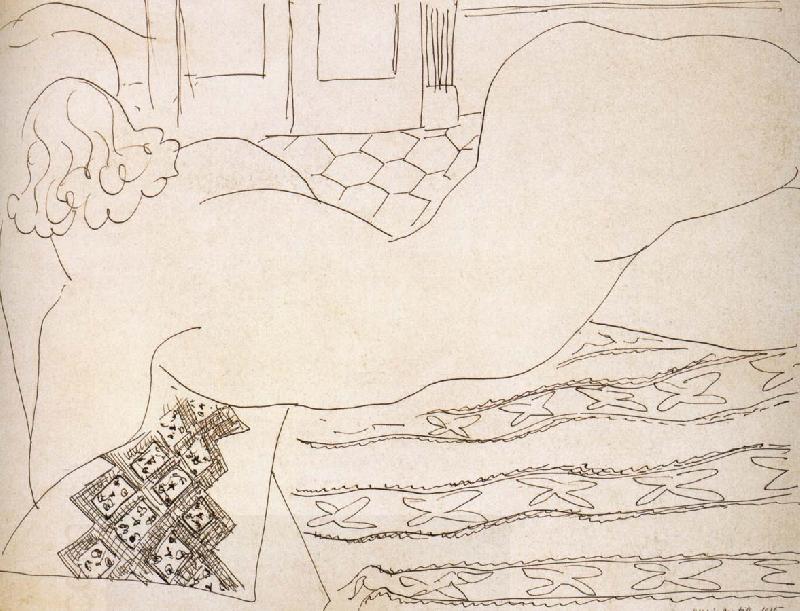 Henri Matisse African carpet Nude